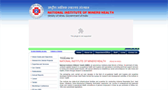 Desktop Screenshot of nimh.gov.in